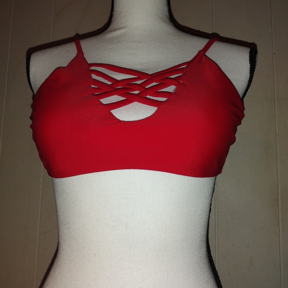 All Sexy RED Top & Red Zip Jacket❤️🆕